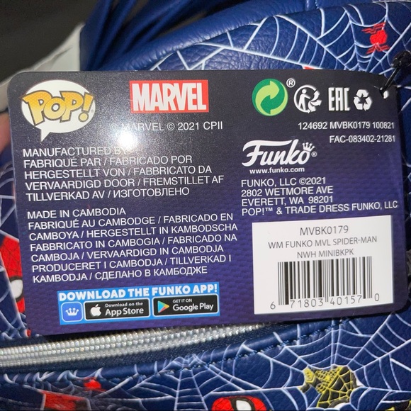 Spider-Man Funko Mini Backpack NWT main image 5